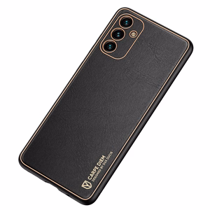 Dux Ducis Yolo elegantiškas dėklas telefonui iš ekologiškos odos Samsung Galaxy A13 5G juodas