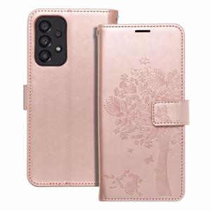 MEZZO dėklas telefonui SAMSUNG A33 5G mandala medžio rožinės aukso spalvos
