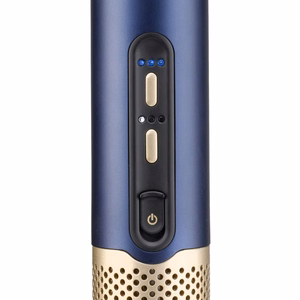 BaByliss AS6550E – 1500 W joninis karšto oro plaukų formavimo šepetys, 3 temperatūros lygiai, mėlynas / aukso spalvos