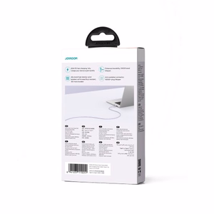 USB Кабель Joyroom "SA34-CC3" фиолетовый "Type-C / Type-C" 100см (до 60W)