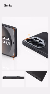 Benks Magnetic Armor Pro Kevlar чехол металлическая рамка 600D (G050) для Samsung Galaxy S26 Ultra чёрный