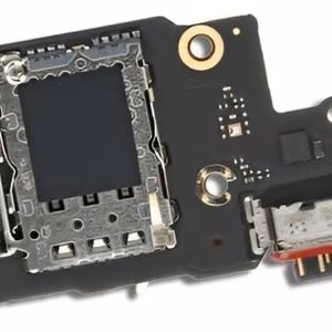 Flex Xiaomi Poco F6 su įkrovimo jungtimi ir mikrofonu, SIM kortelės kontaktas originalus (service pack)
