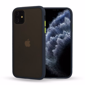 Vennus Color Button Bumper dėklas telefonui Samsung Galaxy A20S mėlynas