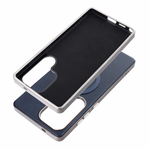 Чехол для Samsung S26 ULTRA Gentleman Mag Cover совместимый с MagSafe тёмно-синий