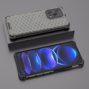 Honeycomb чехол для Xiaomi Redmi Note 12 Pro+ броневая гибридная крышка чёрный
