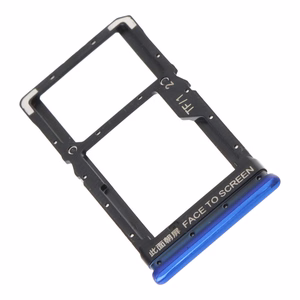 SIM kortelės laikiklis Xiaomi Poco X3 Pro, šalčio mėlynos spalvos, ORG