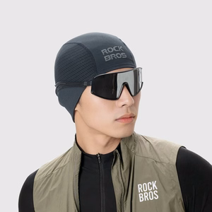Rockbros LF25956 besiūlė megzta dviratininko kepuraitė – juoda