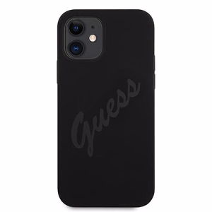 Guess GUHCP12SLSVSBK iPhone 12 mini 5.4" black/black hardcase Script Vintage