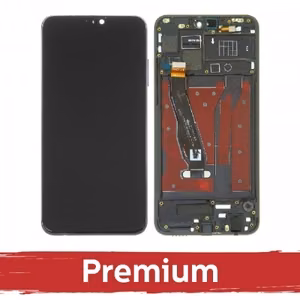LCD дисплей совместимый с Huawei Honor 8X с рамкой / чёрный / OEM