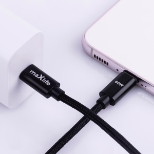 Maxlife MXUC-12 Кабель USB-C - USB-C 1,0 m 60W чёрный