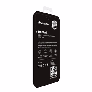 Wozinsky Anti Shock patvarus dėklas su karinės klasės apsauga Xiaomi Mi 11, skaidrus