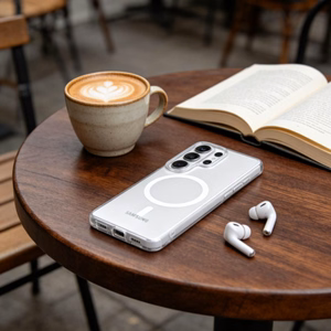 Tech-Protect MagSlim MagSafe чехол для Samsung Galaxy S26 Ultra матовый прозрачный