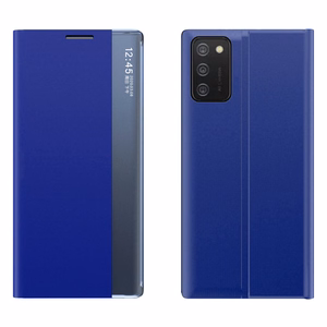 Чехол New Sleep Case с функцией подставки для Samsung Galaxy A03s (166.5) синий