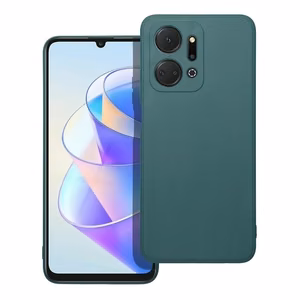 Чехол для Honor X7a, матовый тёмно-зелёный