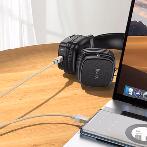 Audio adapteris Hoco (UPA32B) USB-C į 3,5mm(p) juodas (1M)