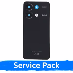 Galinis dangtelis, suderinamas su Xiaomi Redmi Note 13 4G / Midnight Black / (Service Pack)