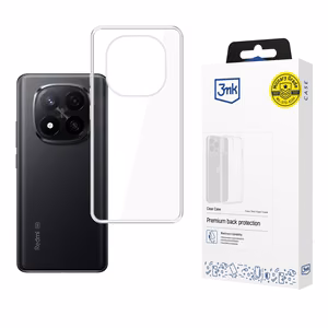 3mk Clear Case dėklas, skirtas Xiaomi Redmi Note 15 Pro+ 5G – skaidrus