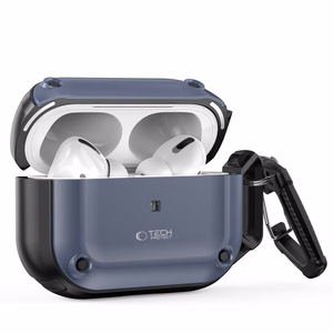 Tech-Protect Rough Hook dėklas su karabinu Apple AirPods Pro 1 / 2 - mėlynas