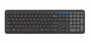 ZAGG Pro Keyboard 17" Full Size-Charcoal-Nordic (wireless charging on mat)