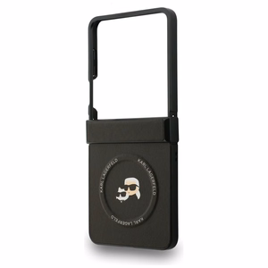 KARL LAGERFELD чехол для SAMSUNG Z Flip7 совместимый с MagSafe KLHMZF7PSMLRKCK (PU K&C PINS) чёрный