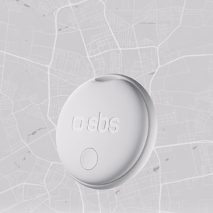 SBS universal locator Track My Dual - white