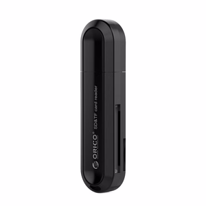 Orico CRS21 USB 3.0 SD ir microSD atminties kortelių skaitytuvas, juodas