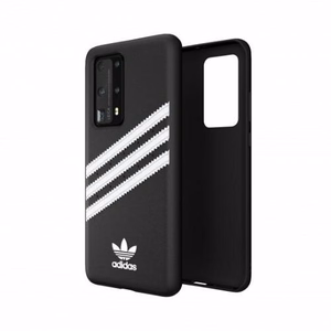 Чехол Adidas OR Moulded PU для Huawei P40 - чёрный с белым