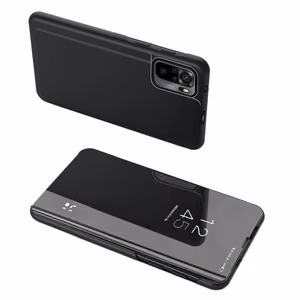 Clear View dėklas telefonui Xiaomi 13 su atvartu juodas
