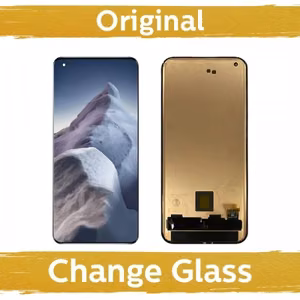 LCD дисплей для Xiaomi Mi 11 Ultra чёрный (восстановленный: Китай)