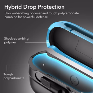 ESR Pulse Halolock чехол с MagSafe для Apple AirPods Pro 1/2 - чёрный