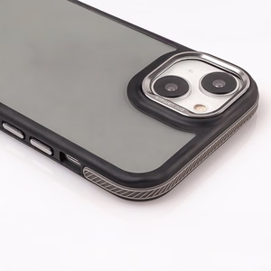 Crystal Black dėklas telefonui Samsung Galaxy M55 5G pilkas