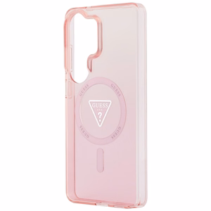 Guess чехол IML Gradient Triangle MagSafe для Samsung Galaxy S26 Ultra розовый