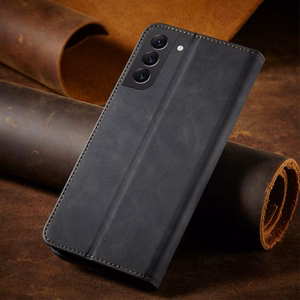 Magnet Fancy Case чехол для Samsung Galaxy S22 + (S22 Plus) кошелёк-чехол с держателем для карт чёрный
