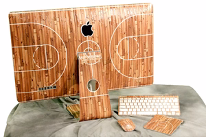Nexgen „Hardwood Classic 3D“ dekoratyvinių lipdukų komplektas 27 colių iMac