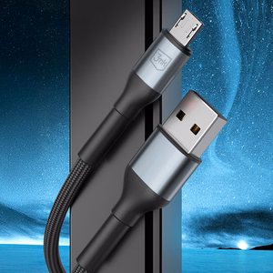 3mk Hyper Cable N-SERIES USB-A / MicroUSB laidas 3m QC 3.0 5V/2A 10W juodas