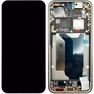 Xiaomi 15T Pro 5G LCD ekranas su lietimui jautriu ekranu ir rėmu Mocha Gold originalus (aptarnavimo pakuotė)