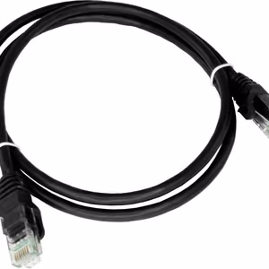 Alantec KKU5CZA1 tinklo kabelis Juoda 0.25 m Cat5e U/UTP (UTP)