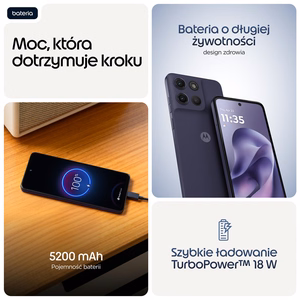 Motorola Moto G17 – смартфон, 17,1 см / 6,72 дюйма, Dual SIM, Android 15, USB Type-C, 4 ГБ/128 ГБ, 5200 мА·ч, фиолетовый