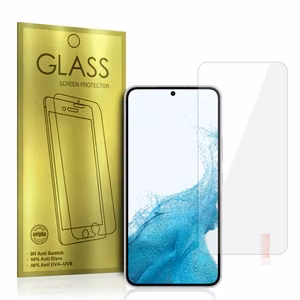 Glass Gold grūdinto stiklo ekrano apsauga Samsung Galaxy S22 Plus