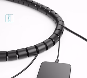 Ugreen LP121 30820 cover, cable organizer, 5m - black