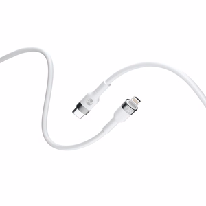 "Forever" lankstus USB-C - "Lightning" kabelis 1,0 m 20W, baltas