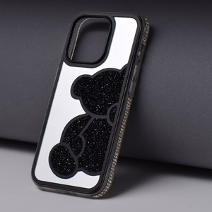 Case for iPhone 16 PRO MAX Teddy Bear black