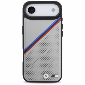 BMW M trispalvis metalinis logotipas magnetinis dėklas telefonui iPhone 17 Air - pilkas