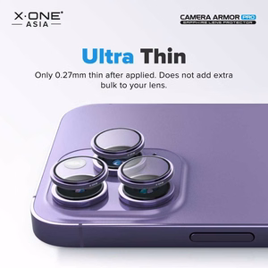 X-ONE Sapphire Camera Armor - Samsung Galaxy S25 fotoaparato apsauga - sidabrinė