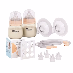 Momini двойной беспроводной электронный молокоотсос MilkySilky