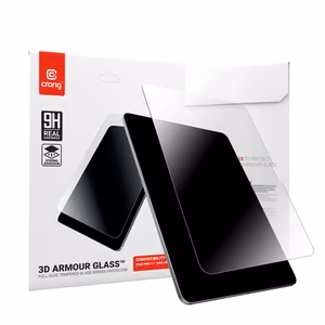 Защитное стекло Crong 3D Armor Glass для экрана iPad Pro 11 дюймов M5 (2025) / M4 (2024)