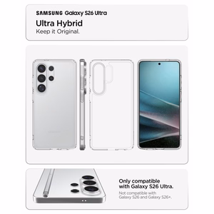 Spigen Ultra Hybrid чехол для Samsung Galaxy S26 Ultra - прозрачный