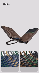 Benks Wallet Magnetic ArmorGo Kevlar Stand Auksinė