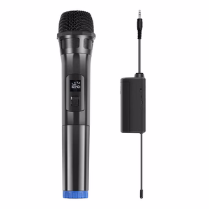 PULUZ PU628B belaidis dinaminis UHF mikrofonas 3.5mm (juodas)
