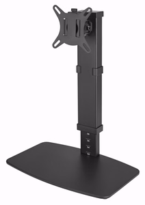 Gembird MS-D1ST-02 Reguliuojamo aukščio monitoriaus stovas, 17–32 colių, juodas